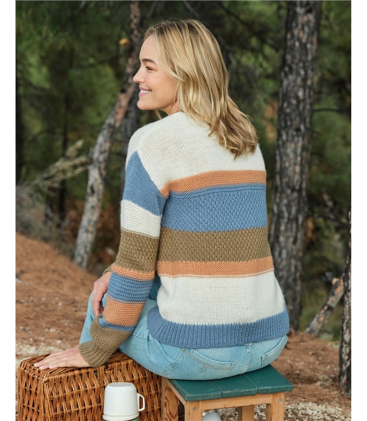 Mixed Stitch Stripe Jumper
