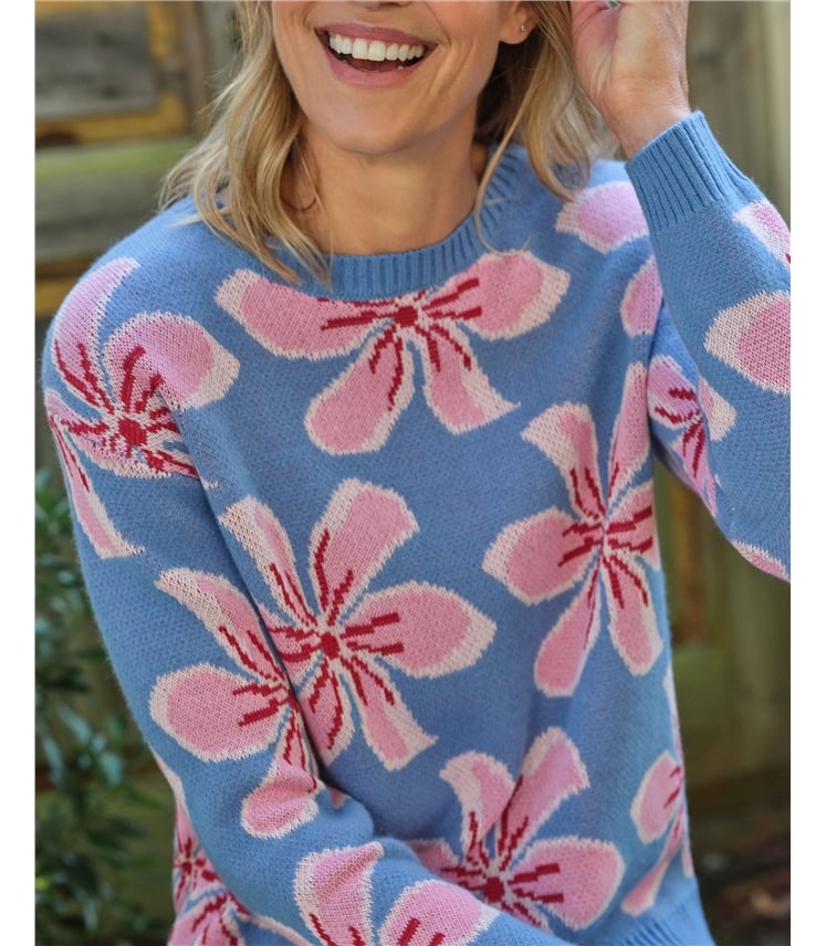 Large Floral Jumper