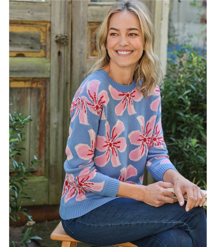 Large Floral Jumper
