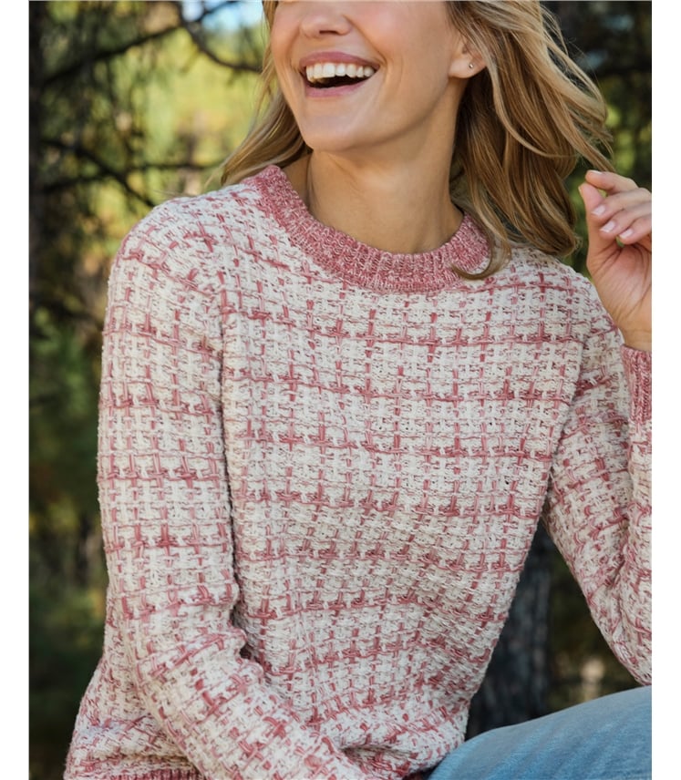 Pull à mailles nattées