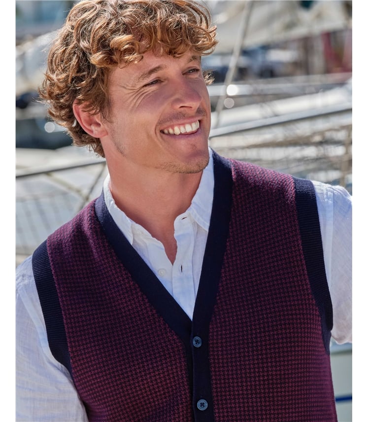 Gilet bicolore - Homme - 100 % coton