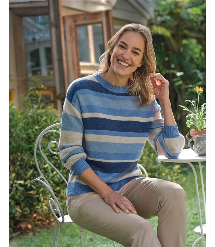 Blue Striped Jumper