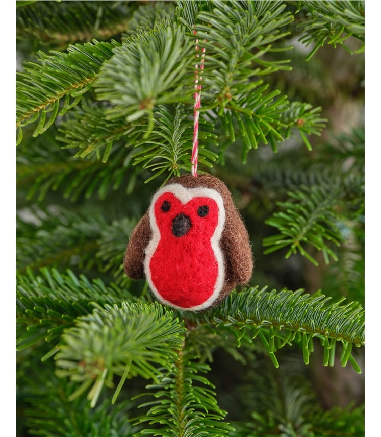 Ralph the Robin Christmas Decoration