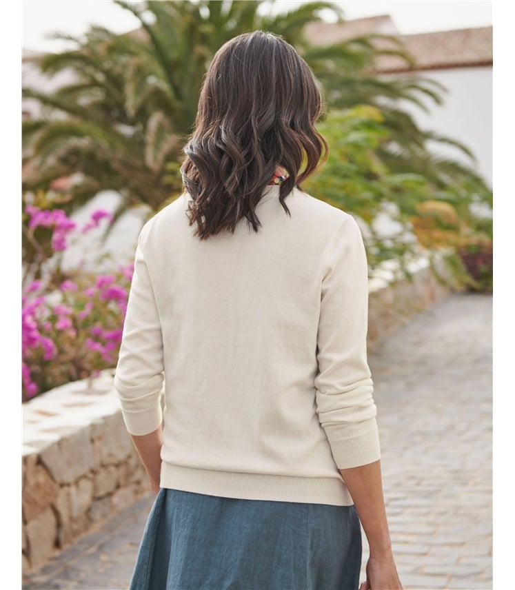 Cashmere Merino Classic V Neck Cardigan