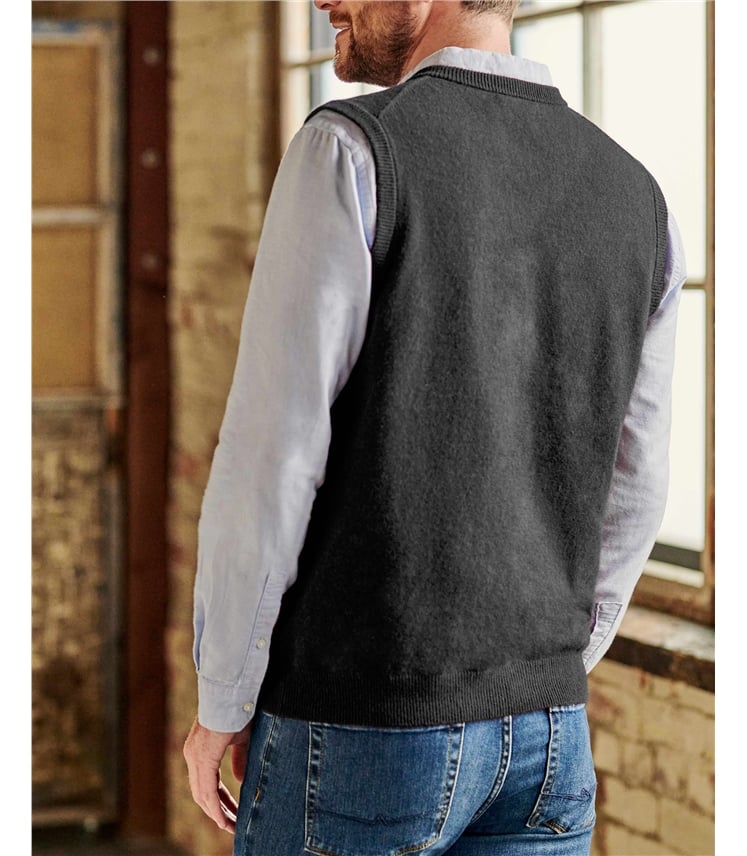 Cashmere and Merino Vest
