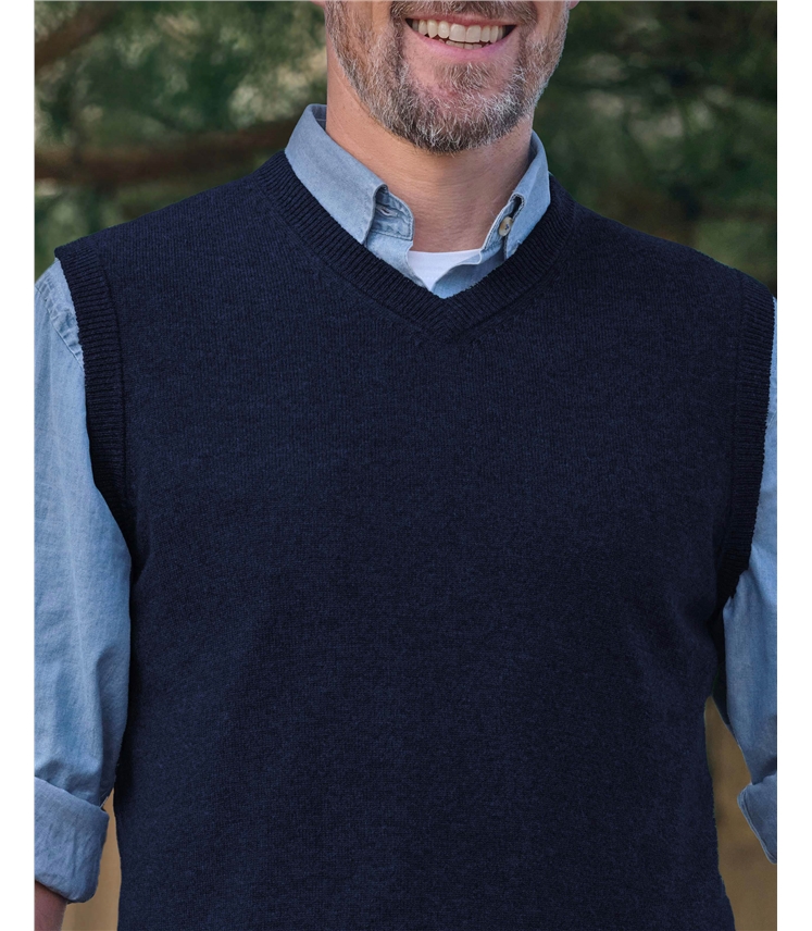 Cashmere and Merino Vest