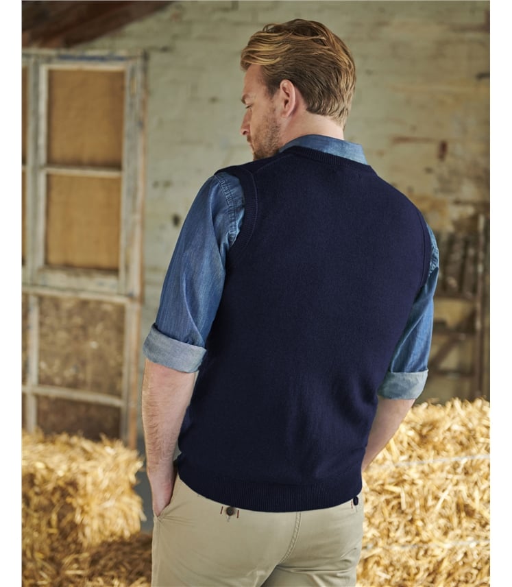 Cashmere and Merino Vest