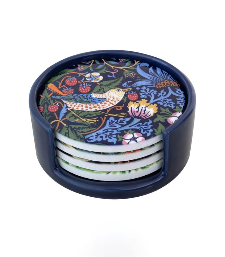 William Morris Set Of 4 Ceramic Coasters