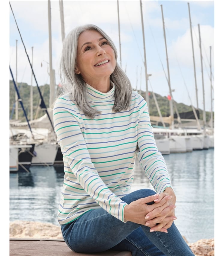 Sous-pull à col roulé - Femme - Jersey