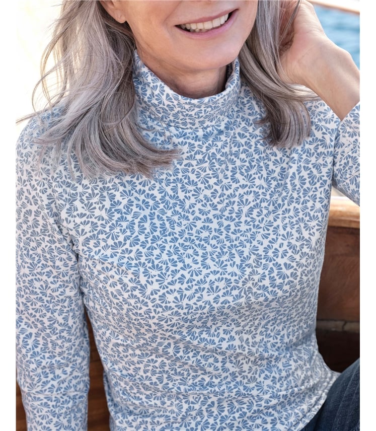 Sous-pull à col roulé - Femme - Jersey