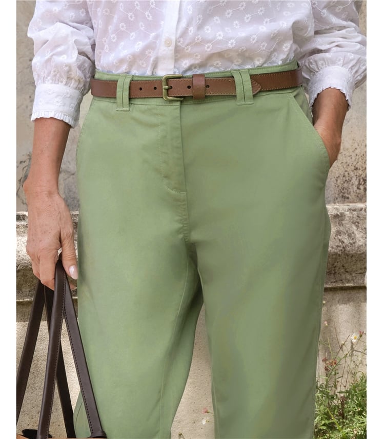 Pantalon chino - Femme - Coton mélangé