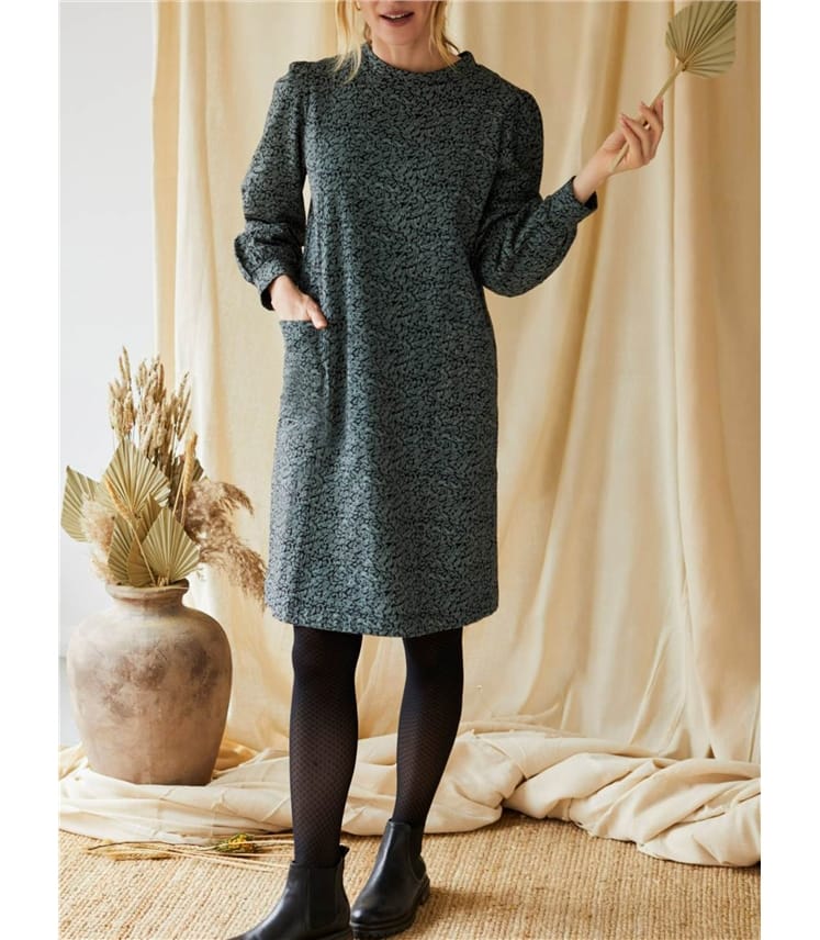 Alvarra Organic Cotton Printed Tunic Dress