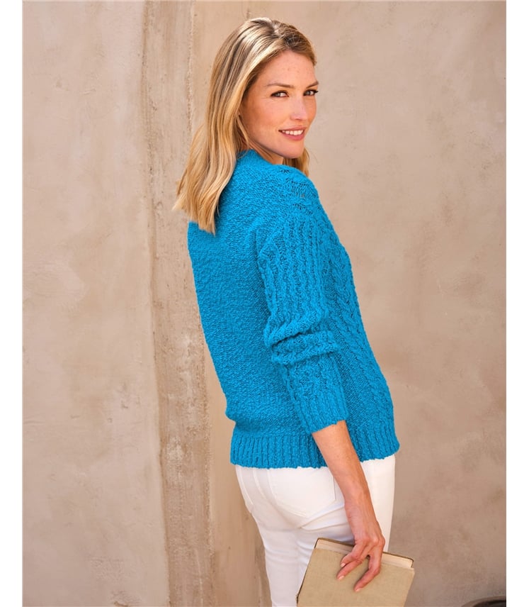Popcorn Yarn Jumper