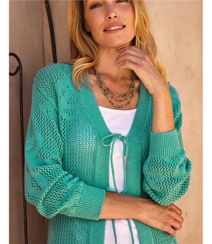 Tie Front Cardigan