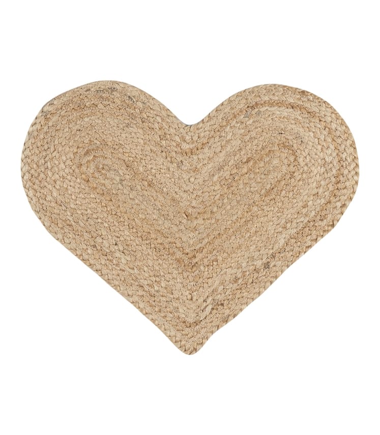 Jute Heart Placemat