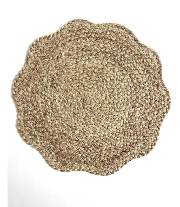 Jute Wave Placemat Set Of 6