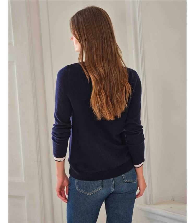 Cashmere Blend Bow Sweater