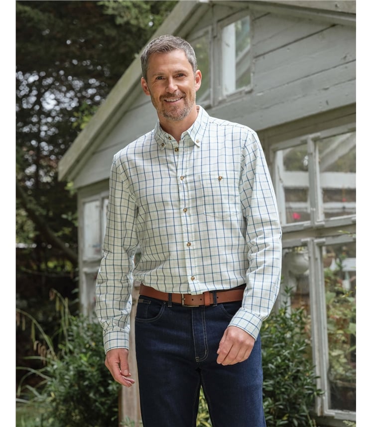 Kariertes Baumwollhemd