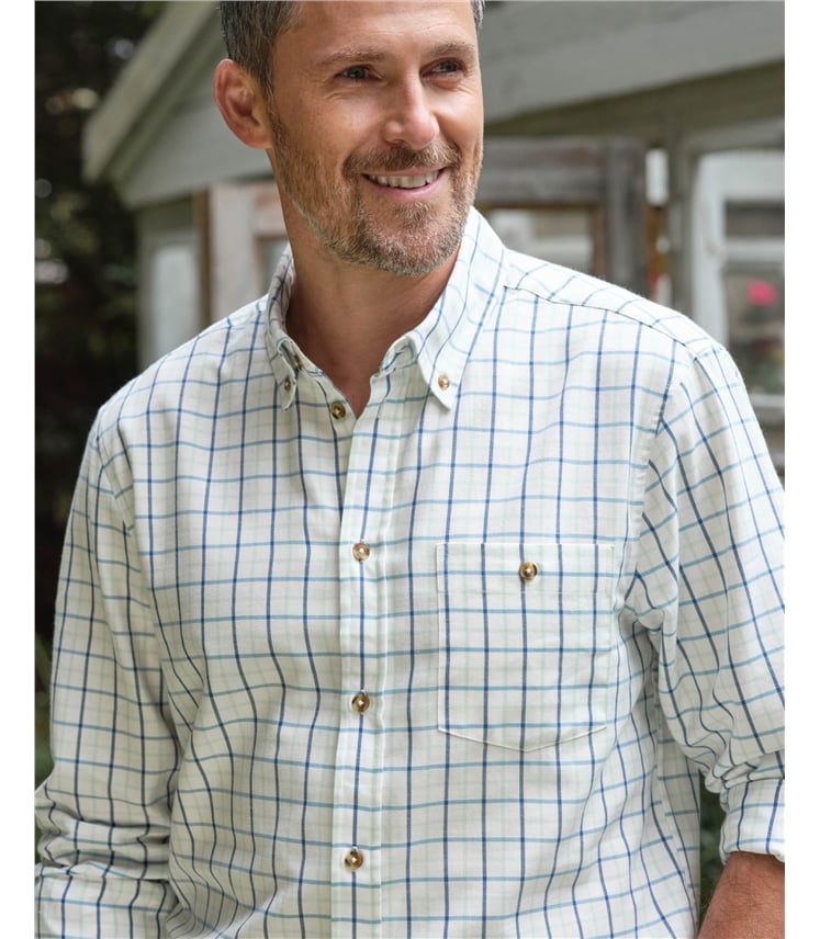 Kariertes Baumwollhemd