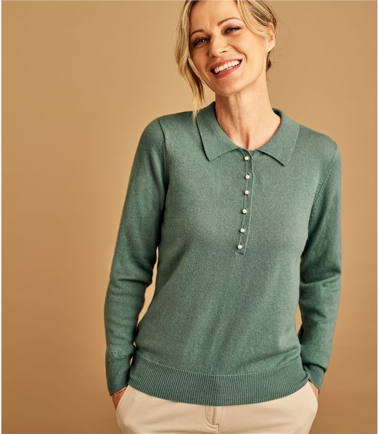 verdigris-ladies-cashmere-merino-knitted-polo-shirt-woolovers-uk