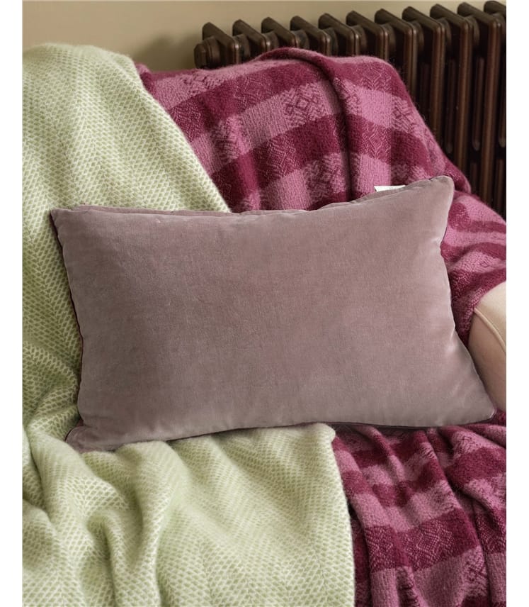 Floral Embroidered Cushion