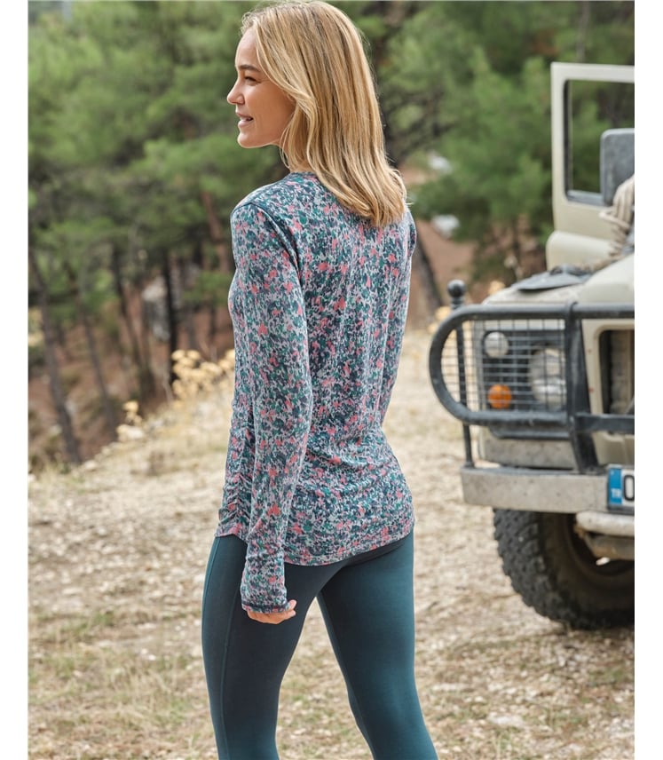 Raven Ruched Side Base Layer Top