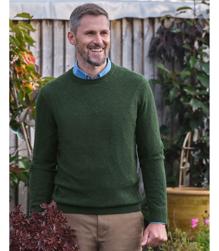 Cashmere Merino Crew Neck Jumper