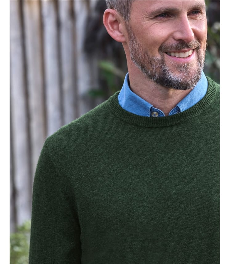 Cashmere Merino Crew Neck Jumper