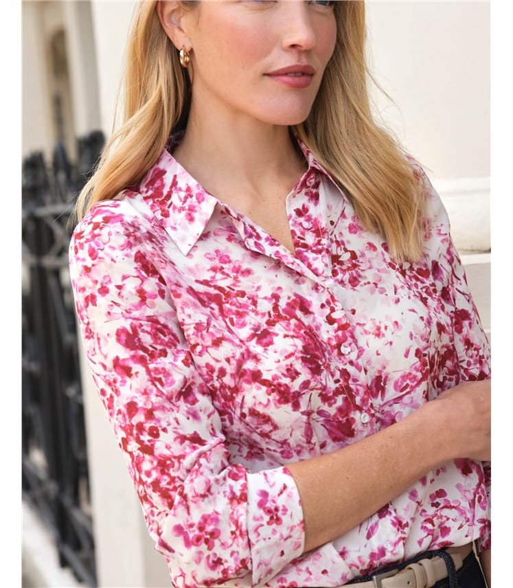 Pure Washed Silk Shirt