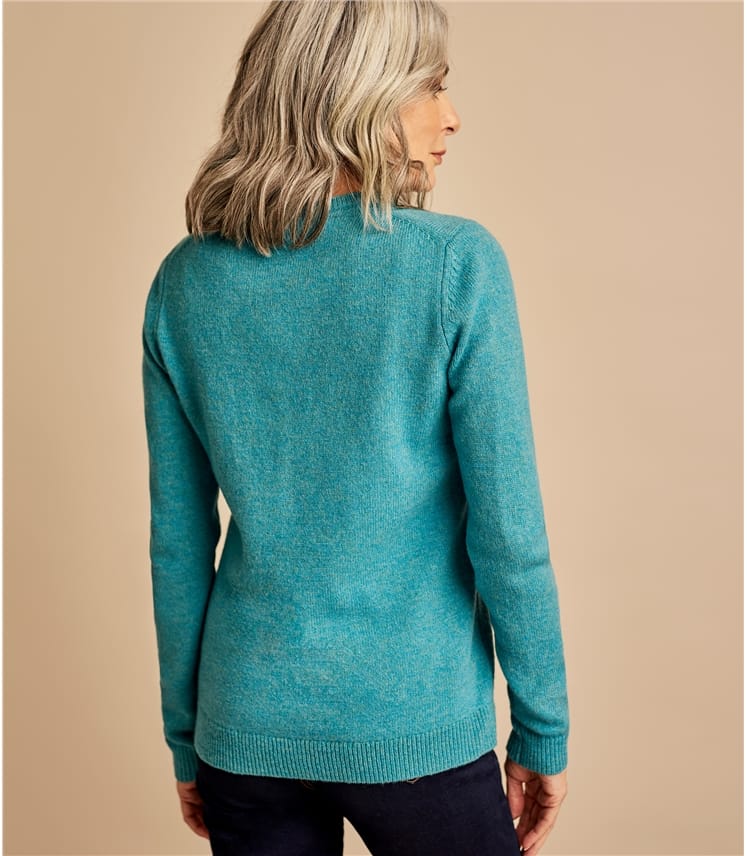 Seychelles | Womens Lambswool Crew Neck Sweater | WoolOvers US