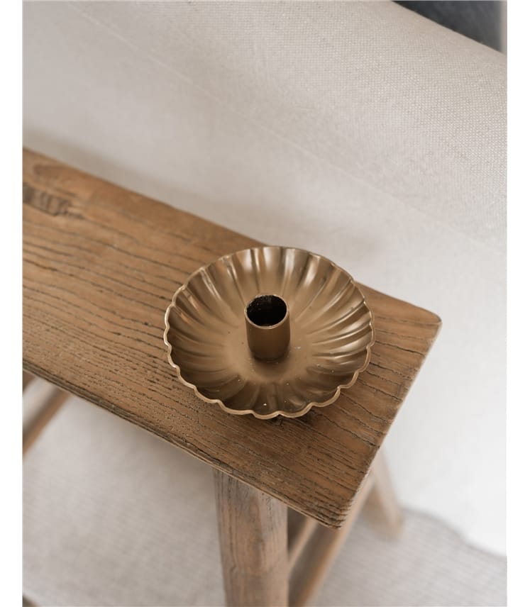Scalloped Candle Holder