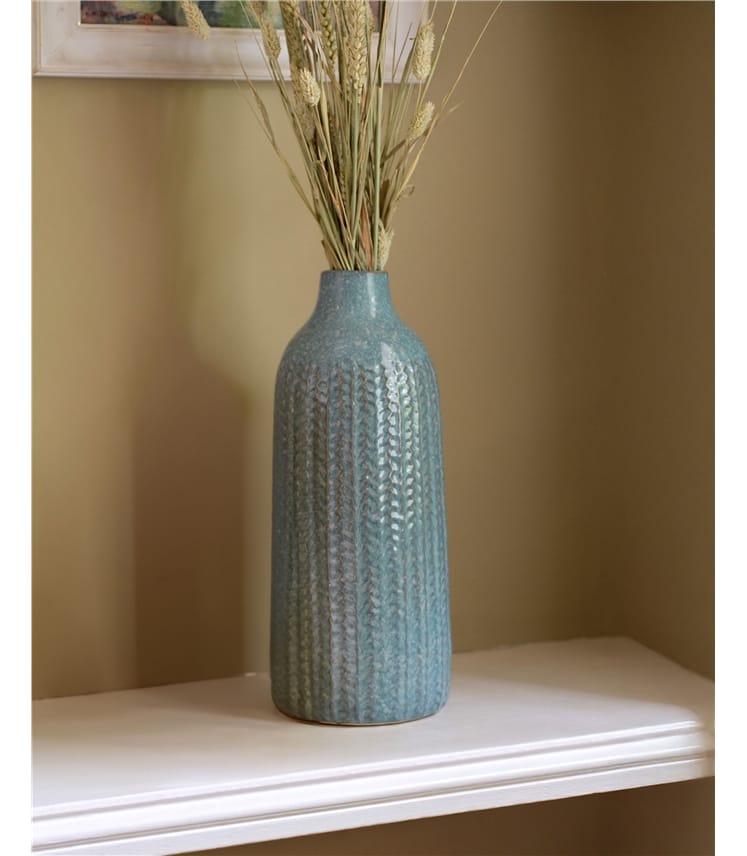 Blue Ceramic Vase