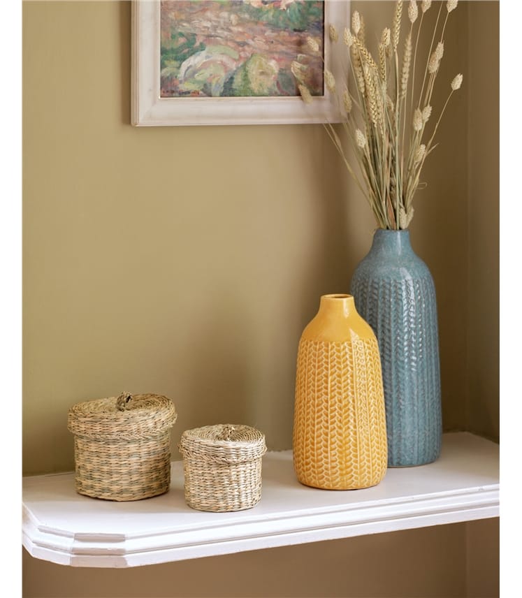 Blue Ceramic Vase