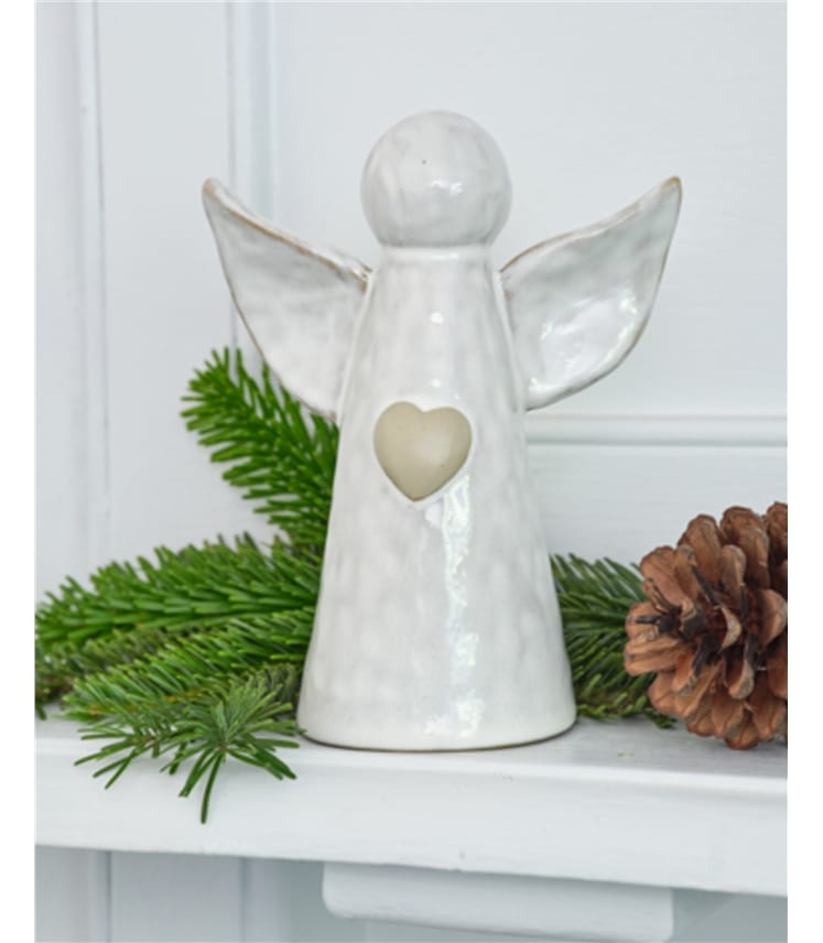 Medium Ceramic Angel Ornament