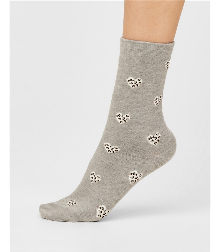 Womens Hearts Box of 4 Bamboo Socks