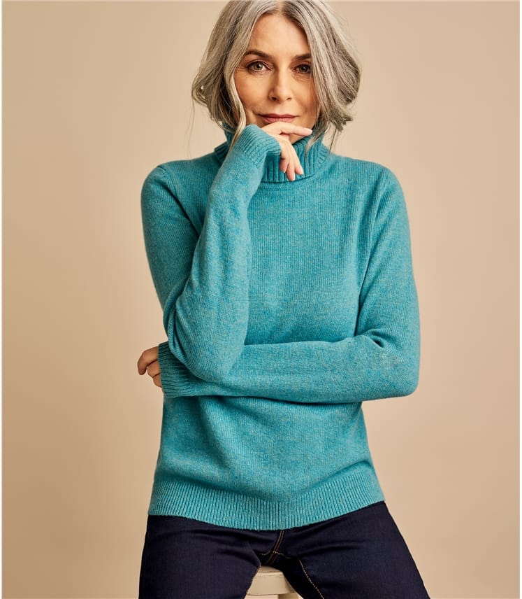 Seychelles | Womens Lambswool Polo Jumper | WoolOvers UK
