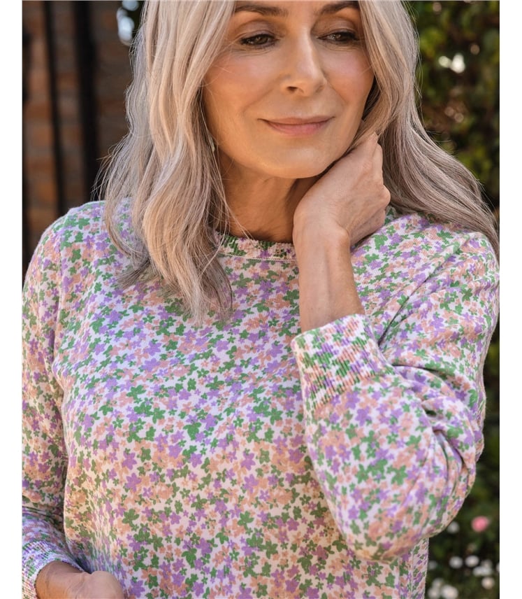 Ditsy Printed Jumper