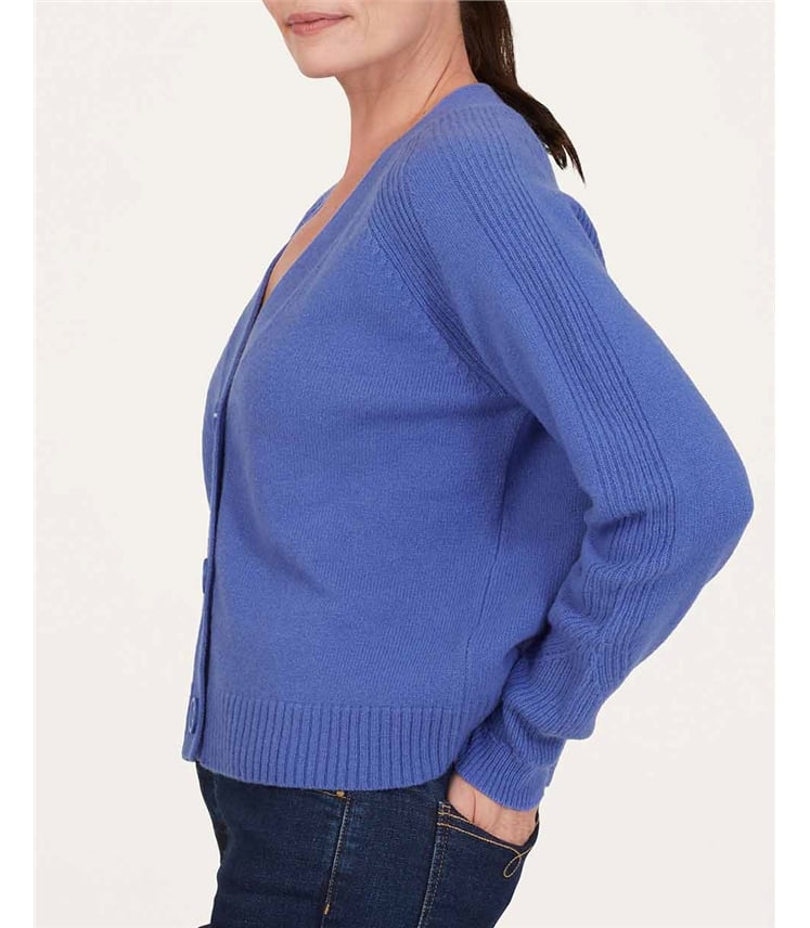 Taygete Lambswool V-Neck Cardigan
