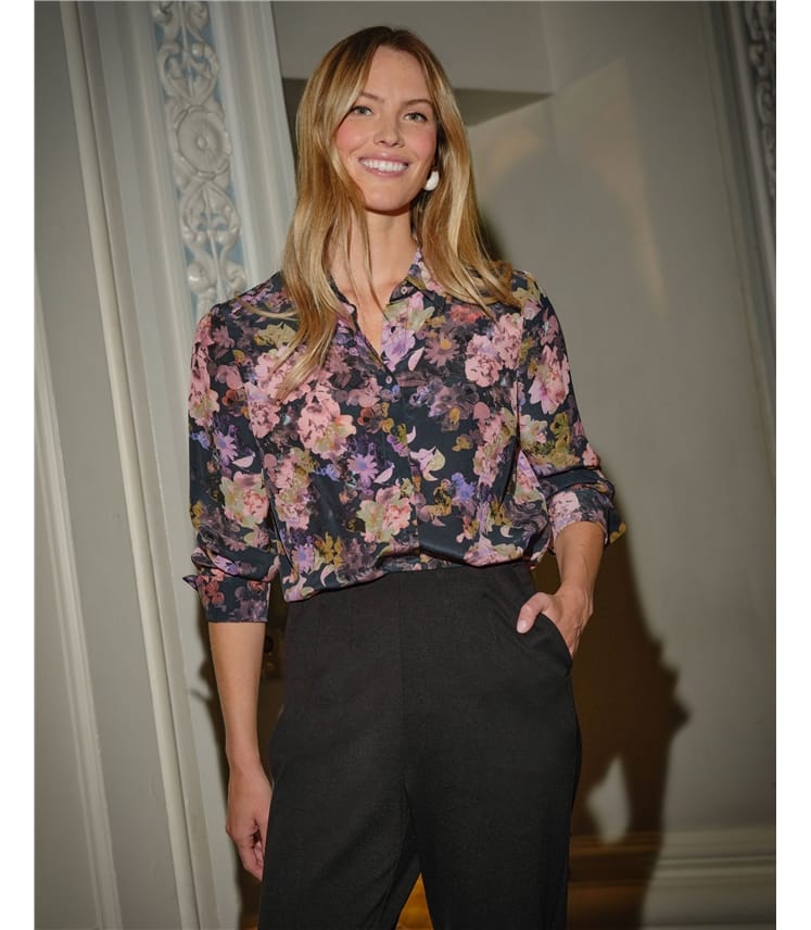 Pure Washed Silk Shirt