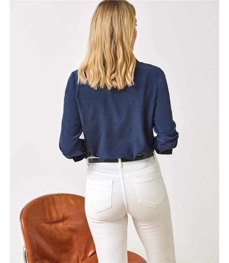 Pure Washed Silk Shirt