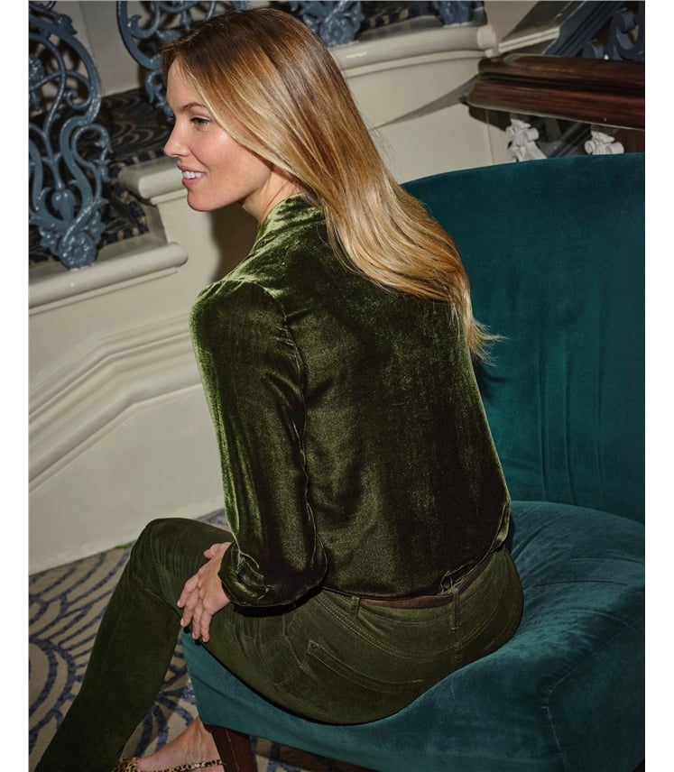 Velvet Silk Shirt