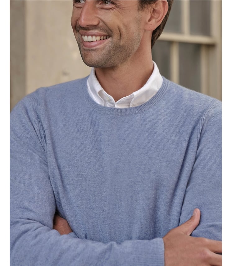 Mens Cashmere Crew Sweater