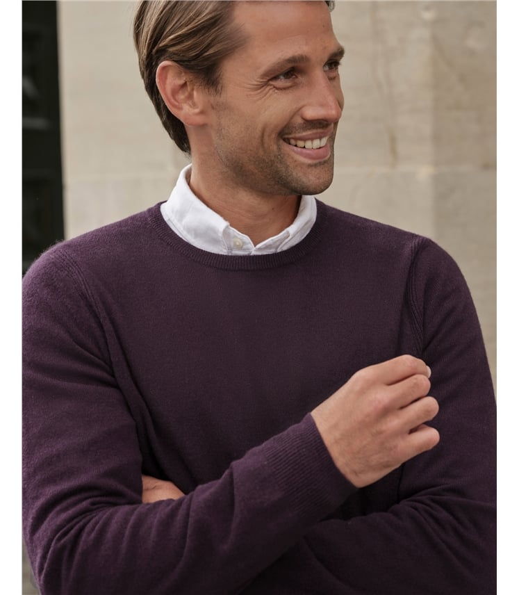 Mens Cashmere Crew Sweater