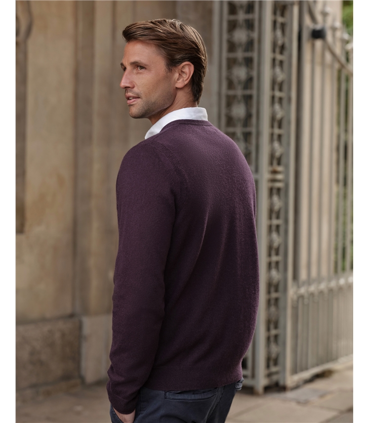 Mens Cashmere V Sweater
