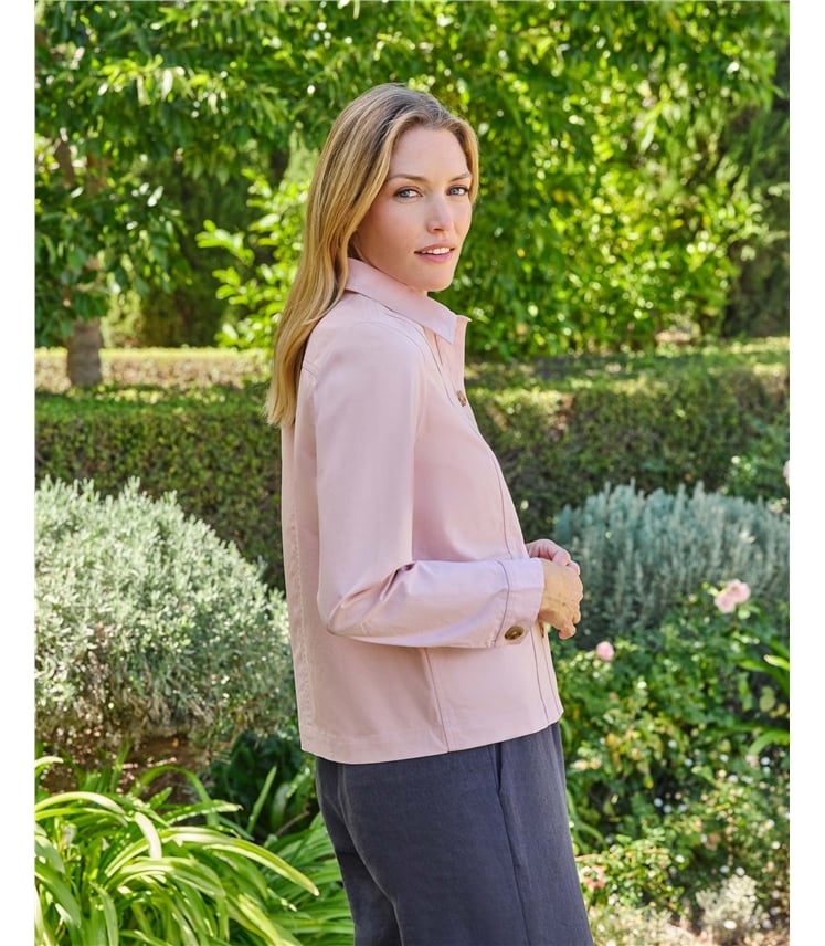 Stitch Pocket Cotton Jacket
