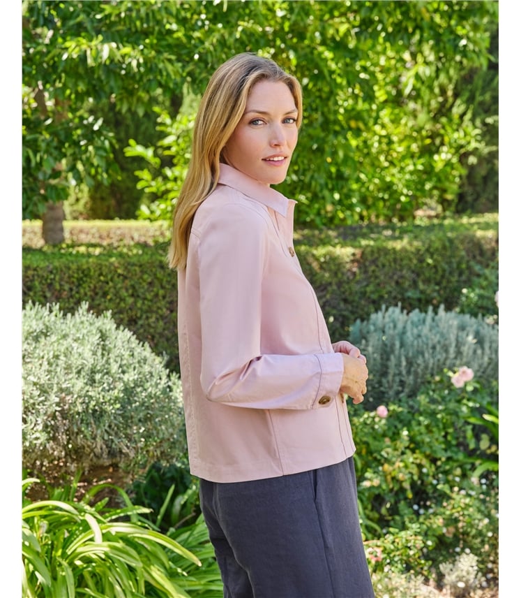 Stitch Pocket Cotton Jacket