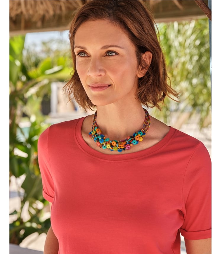 Organic Cotton Scoop Neck Top