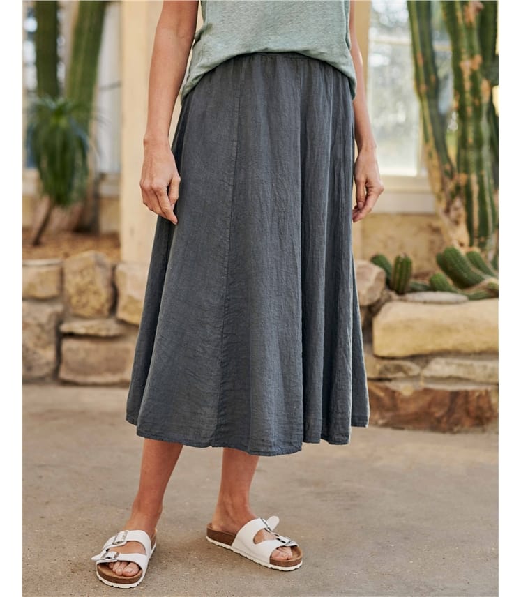 Womens Linen Skirt
