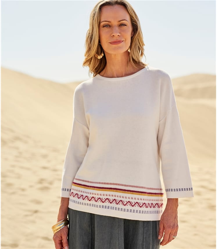 long cotton jumper ladies