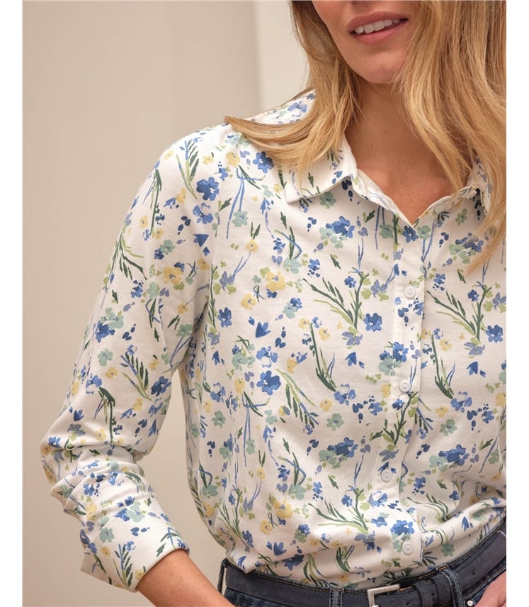 Pure Organic Cotton Jersey Shirt